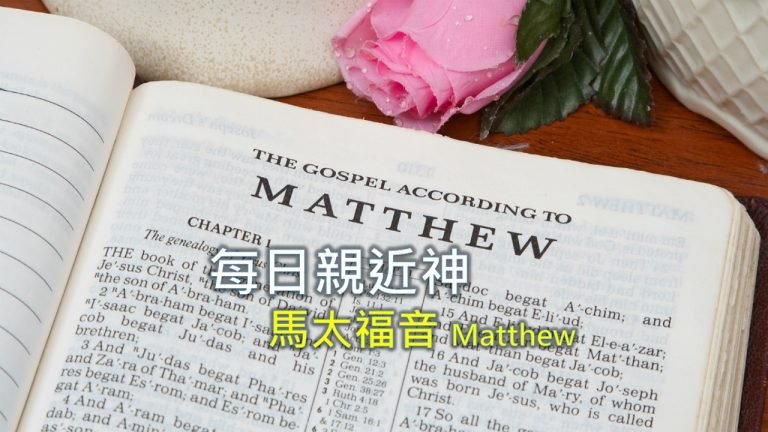 Read more about the article 每日親近神 2021/06/27 馬太福音 第88天