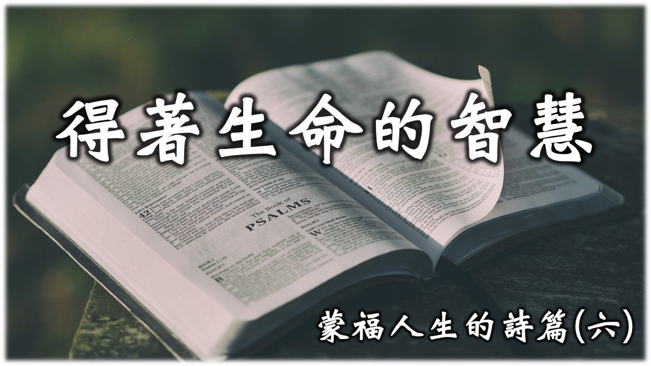 You are currently viewing 2022/10/16主日崇拜-蒙福人生的詩篇-6-得著生命的智慧