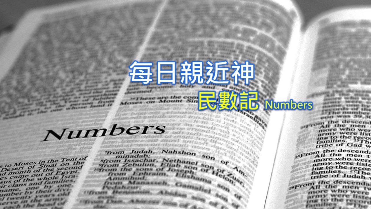 You are currently viewing 每日親近神 2023/10/30 民數記 第29天